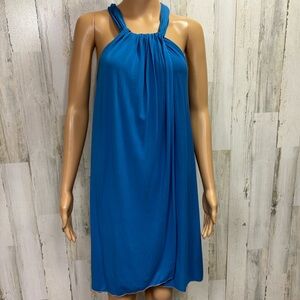 Max Studio Halter Neck Split Front Dress